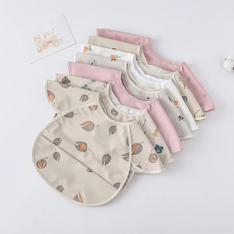 -お食事エプロン ポケットスタイ 離乳食 半袖ビブ 防水エプロン - mamahalo shop - お食事エプロン -  べビー服 - 子供服 - 男の子 - 女の子