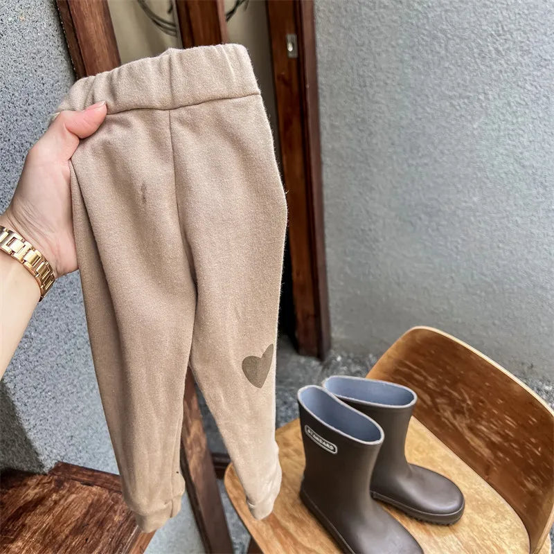 -キッズ ハート レギンス パンツ - mamahalo shop - レギンスパンツ -  べビー服 - 子供服 - 男の子 - 女の子