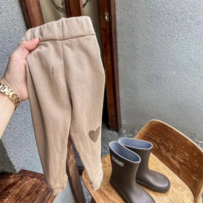 -キッズ ハート レギンス パンツ - mamahalo shop - レギンスパンツ -  べビー服 - 子供服 - 男の子 - 女の子