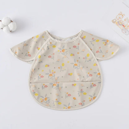 -お食事エプロン ポケットスタイ 離乳食 半袖ビブ 防水エプロン - mamahalo shop - お食事エプロン -  べビー服 - 子供服 - 男の子 - 女の子