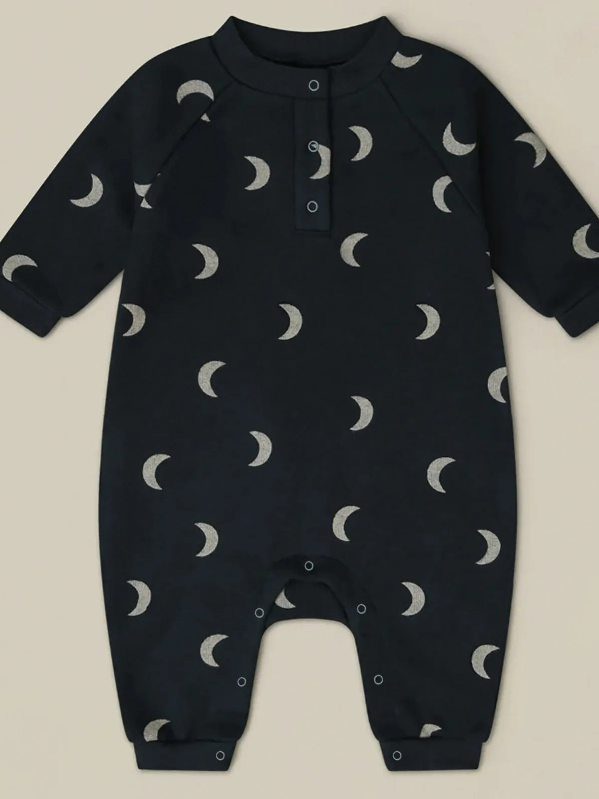 -ベビー長袖ロンパース ムーン月プリントジャンプスーツ ボーイズ 男の子 子供服 - mamahalo shop - 長袖ロンパース -  べビー服 - 子供服 - 男の子 - 女の子