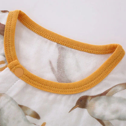 -ベビーロンパース 半袖カバーオール アニマルプリント 5カラー【mh0004592】 - mamahalo shop - 半袖ロンパース -  べビー服 - 子供服 - 男の子 - 女の子