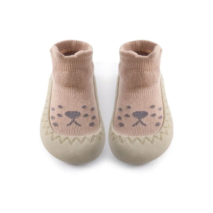 -ベビーシューズ ゴム底ルームシューズ ファーストシューズ 靴 室内ばき ソックス - mamahalo shop - 靴 -  べビー服 - 子供服 - 男の子 - 女の子