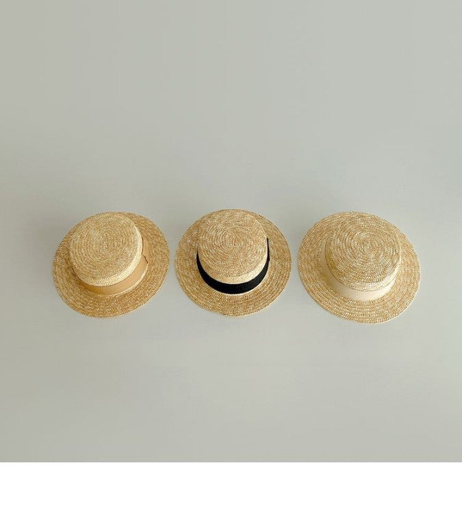 -キッズ帽子 麦わら帽子 カンカン帽 ストローハット【mh0005659】 - mamahalo shop - ベビー用帽子 -  べビー服 - 子供服 - 男の子 - 女の子