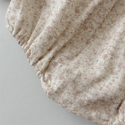 -ベビーロンパース 長袖ボディスーツ ルーズ フラワー花柄プリント【mh0006386】 - mamahalo shop - 長袖ロンパース -  べビー服 - 子供服 - 男の子 - 女の子