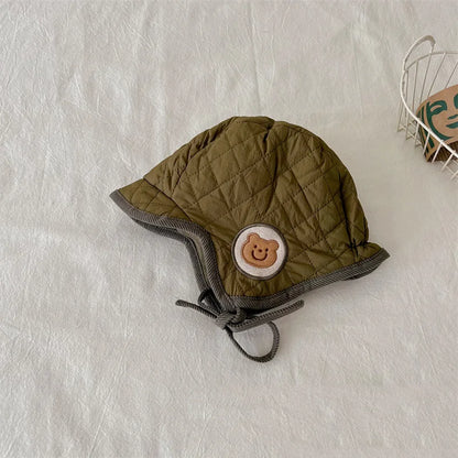 -ベビー帽子 耳当て付き帽子 防寒キャップ 裏フリース ボーイズ 男の子 子供服 - mamahalo shop - ベビー用帽子 -  べビー服 - 子供服 - 男の子 - 女の子