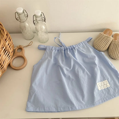 -キッズトップス キャミソールブラウス フラワー花柄プリント/無地【mh0005308】 - mamahalo shop - タンクトップ・キャミソール・ノースリーブトップス -  べビー服 - 子供服 - 男の子 - 女の子