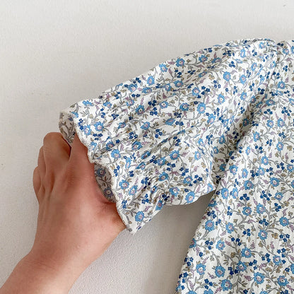 -キッズトップス 長袖ブラウス フラワー花柄プリント【mh0006240】 - mamahalo shop - 長袖シャツ・ブラウス -  べビー服 - 子供服 - 男の子 - 女の子