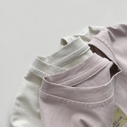 -キッズトップス 半袖Tシャツ シンプルベーシック 2カラー - mamahalo shop - 半袖Tシャツ -  べビー服 - 子供服 - 男の子 - 女の子