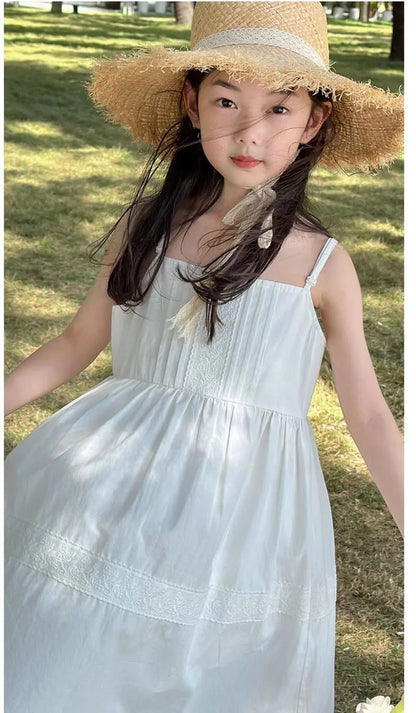 -キッズワンピース/トップス キャミソールワンピース/シアー長袖Tシャツ - mamahalo shop - ノースリーブワンピース -  べビー服 - 子供服 - 男の子 - 女の子