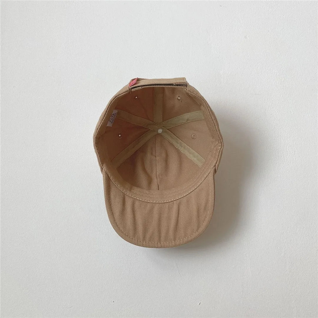 -ベビーキッズ帽子 キャップ 野球帽 ソフトブリム レターロゴワッペン サマーキャップ【mh0006328】 - mamahalo shop - ベビー用帽子 -  べビー服 - 子供服 - 男の子 - 女の子