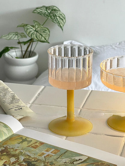 -☺︎ 足つきグラス サマーゴブレット シャンパンクープ カクテルグラス フルートビールグラス ウイスキーカップ ワイングラス - mamahalo shop - コップ・グラス・マグ -  べビー服 - 子供服 - 男の子 - 女の子