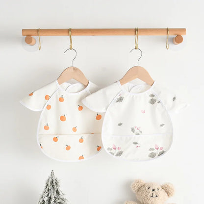 -お食事エプロン ポケットスタイ 離乳食 半袖ビブ 防水エプロン - mamahalo shop - お食事エプロン -  べビー服 - 子供服 - 男の子 - 女の子