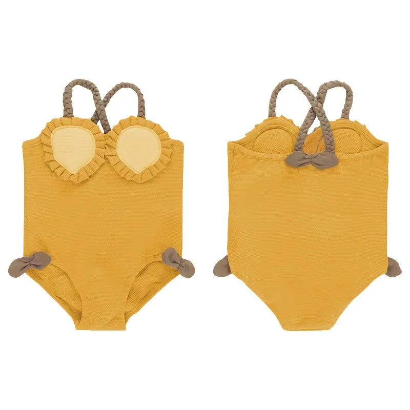 -キッズ水着 ワンピース フルーツデザイン スイムウェア 3カラー【mh0005136】 - mamahalo shop - ベビー用水着 -  べビー服 - 子供服 - 男の子 - 女の子