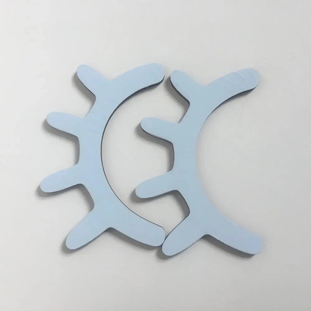 -1ペア北欧風 木製3Dまつげウォールステッカー スリーピーアイズ 木工クラフト 子供部屋 ウォールアートデカール【mh0000002】 - mamahalo shop - モビール・ウォールデコレーション -  べビー服 - 子供服 - 男の子 - 女の子