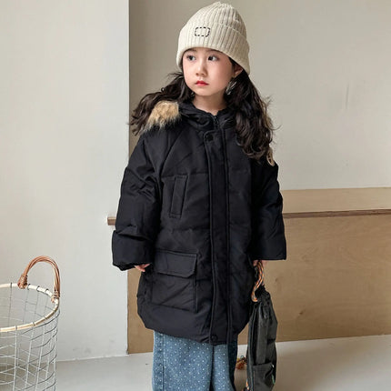 キッズアウター フード付き撥水防寒ジャケットコート - mamahalo shop - ロングコート -  べビー服 - 子供服 - 男の子 - 女の子