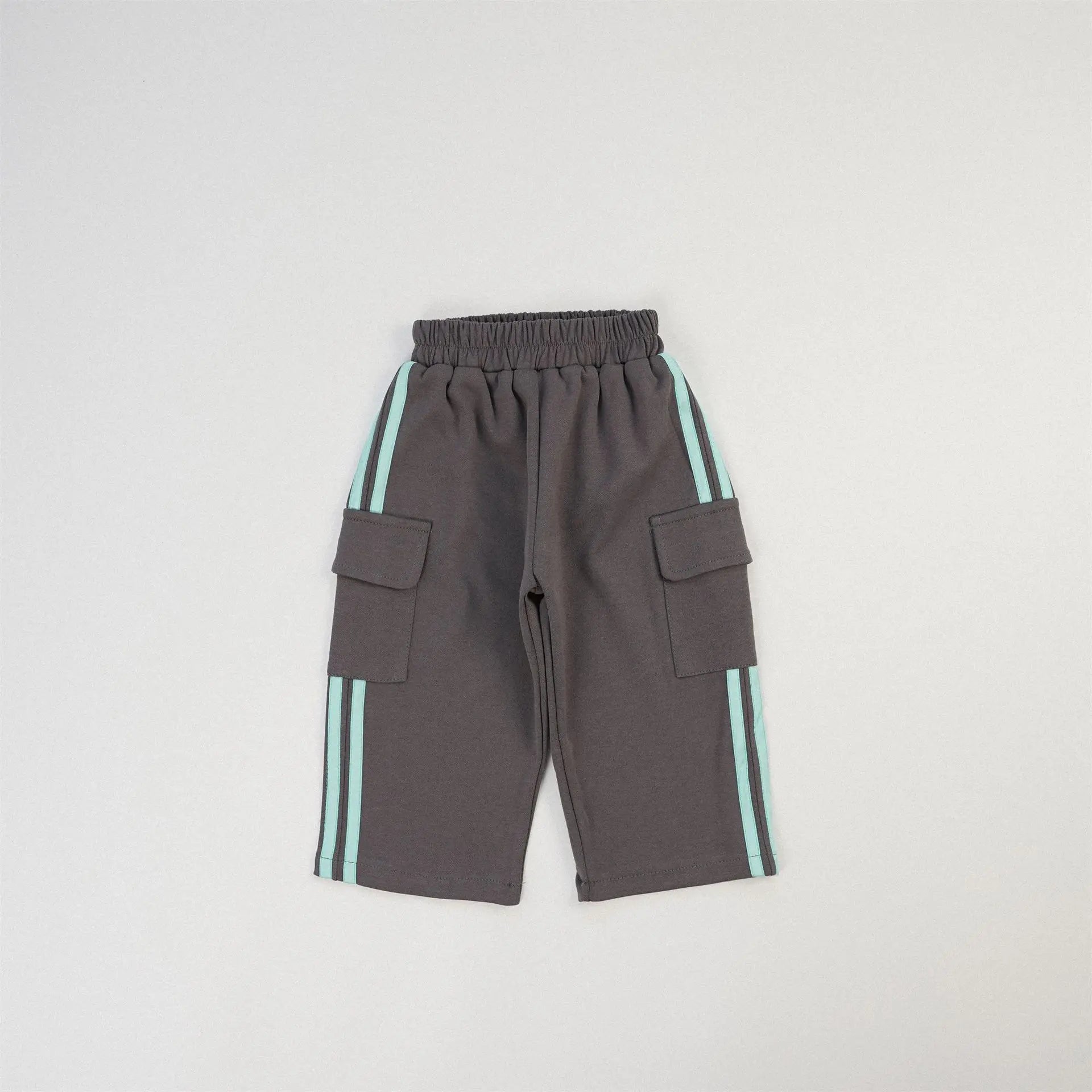 -キッズパンツ サイドラインスウェットカーゴパンツ スポーツパンツ 8カラー - mamahalo shop - ロングパンツ・スウェットパンツ -  べビー服 - 子供服 - 男の子 - 女の子