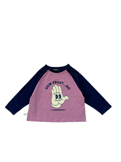 -キッズトップス 長袖プリントTシャツ ラグランパッチワーク 4カラー - mamahalo shop - 長袖Tシャツ -  べビー服 - 子供服 - 男の子 - 女の子