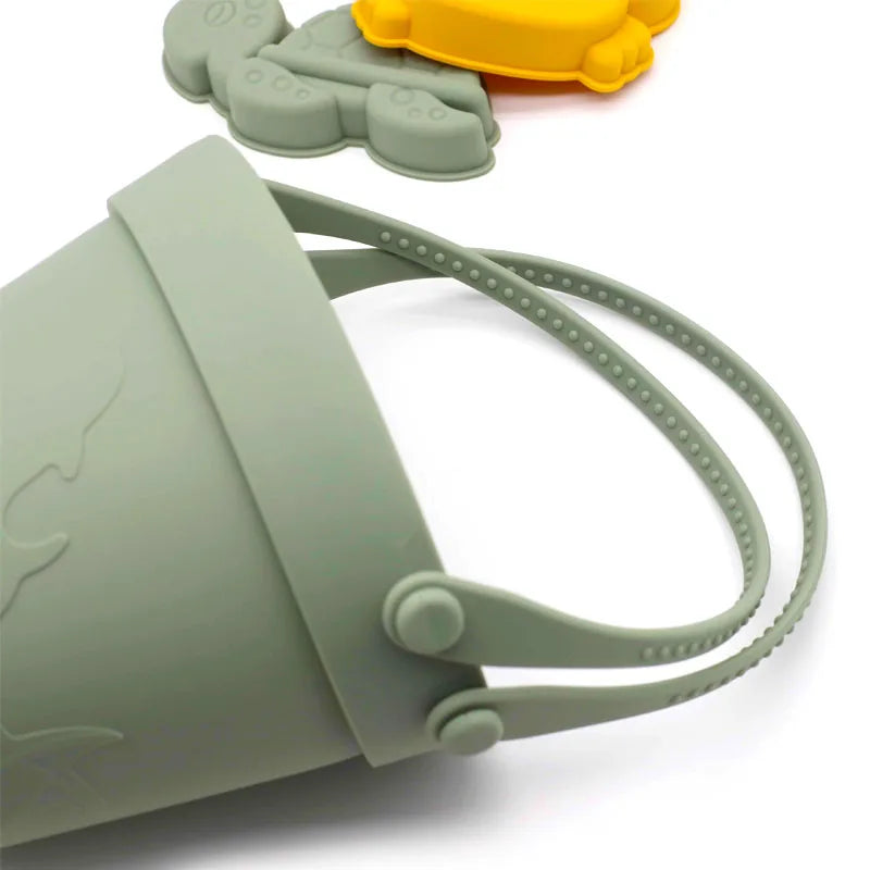 -☺︎ シリコンビーチトイセット お砂場遊びツール バケツ スコップ シャベル 8ピースセット - mamahalo shop - Toy (おもちゃ・木製玩具）etc. -  べビー服 - 子供服 - 男の子 - 女の子