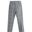 Navy Plaid Pants