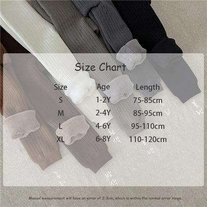 -キッズレギンスパンツ リブニットタイツ レギパン 裏フリース 6カラー - mamahalo shop - ベビー用靴下・タイツ -  べビー服 - 子供服 - 男の子 - 女の子