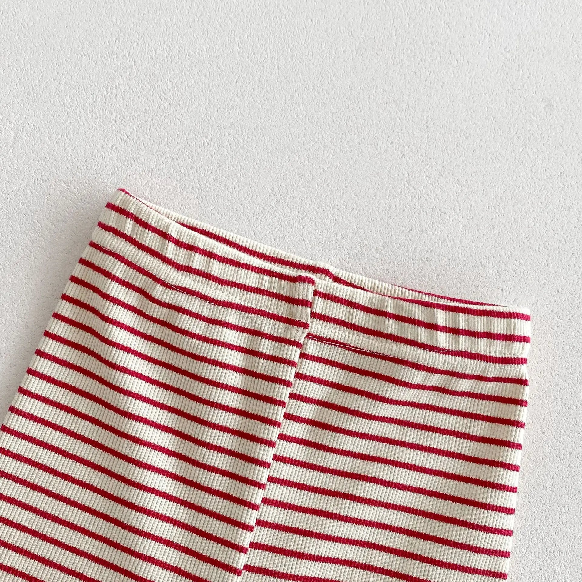 -キッズレギンスパンツ ショートレギンス 薄手 無地/ボーダー 6カラー - mamahalo shop - レギンスパンツ -  べビー服 - 子供服 - 男の子 - 女の子