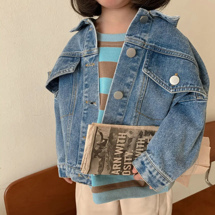 ☺︎ キッズ デニム コート ジャケット Gジャン - mamahalo shop - ショートコート・ジャケット・ジャンパー -  べビー服 - 子供服 - 男の子 - 女の子