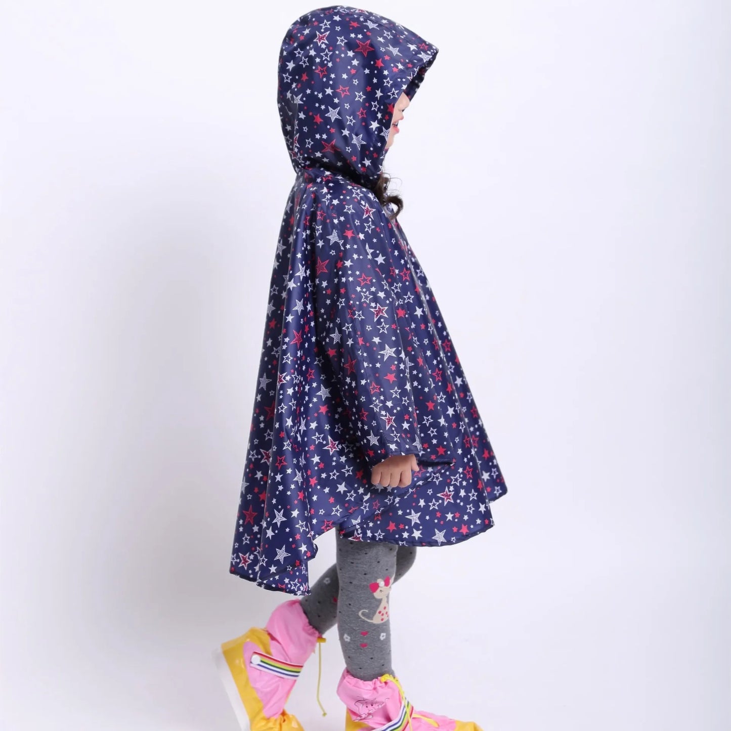 -キッズレインコート 雨具 フーディレインポンチョ 防水コート【mh0007072】 - mamahalo shop - レインコート -  べビー服 - 子供服 - 男の子 - 女の子