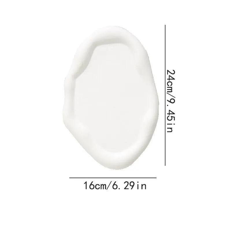 -変形石膏プレート パレット アクセサリー収納 テーブル小物置き 撮影小物【mh0004318】 - mamahalo shop - トレー・小物入れ -  べビー服 - 子供服 - 男の子 - 女の子