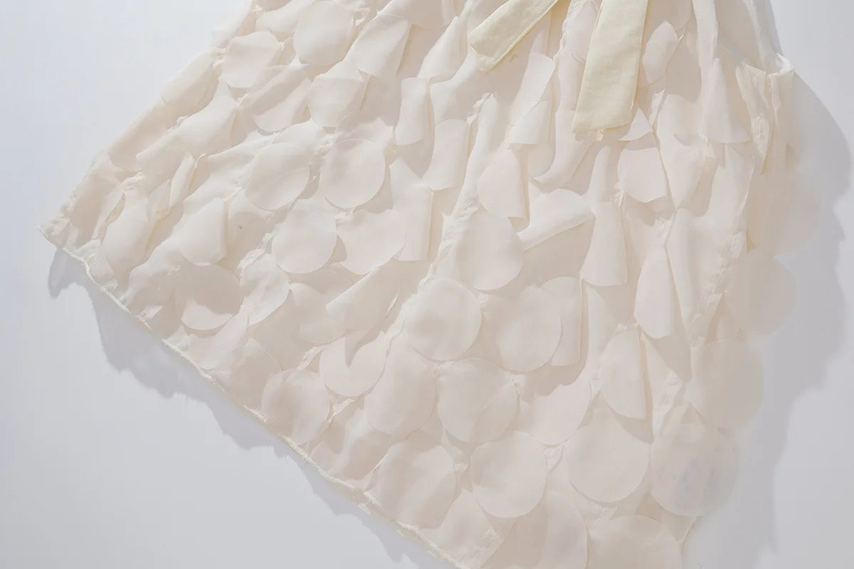 -キッズワンピース 花びらノースリーブホルターネック サマードレス - mamahalo shop - ノースリーブワンピース -  べビー服 - 子供服 - 男の子 - 女の子