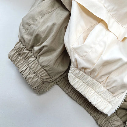 -キッズアウター ジャケット スプリングコート ジャンパー ジッパーコート 2カラー - mamahalo shop - ショートコート・ジャケット・ジャンパー -  べビー服 - 子供服 - 男の子 - 女の子