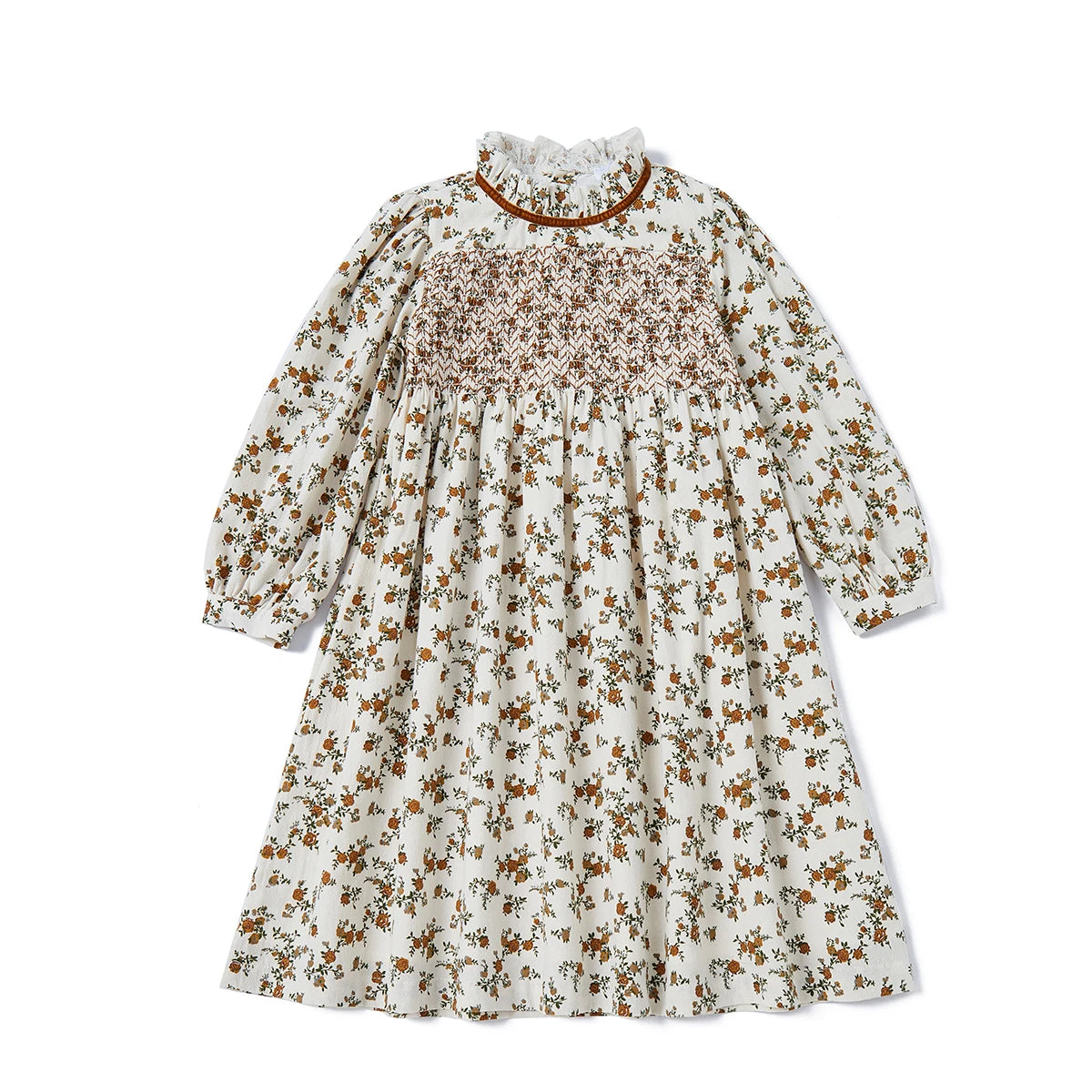 -ベビーキッズジュニア フラワー花柄 長袖ワンピース 長袖ロンパース ジャケット カシュクールニットセーター ポロシャツ サスペンダーパンツ ロングパンツ リンクコーデ お出かけ 兄弟姉妹 お揃いコーデ - mamahalo shop - 長袖ロンパース -  べビー服 - 子供服 - 男の子 - 女の子