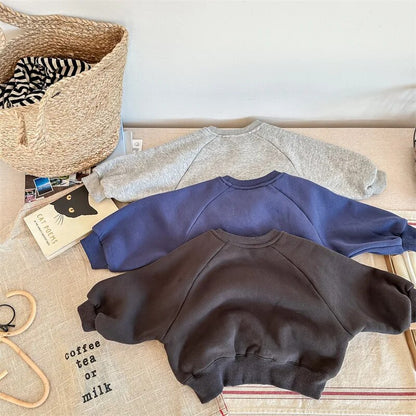 -キッズスウェットシャツ トレーナー カレッジトレーナー しろくまプリント グレー ブルー 3カラー ボーイズ 男の子 子供服 - mamahalo shop - トレーナー・フーディ -  べビー服 - 子供服 - 男の子 - 女の子