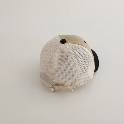 -☺︎ ベビー帽子 メッシュキャップ 野球帽 アルファベット刺繍 サマーハット - mamahalo shop - ベビー用帽子 -  べビー服 - 子供服 - 男の子 - 女の子