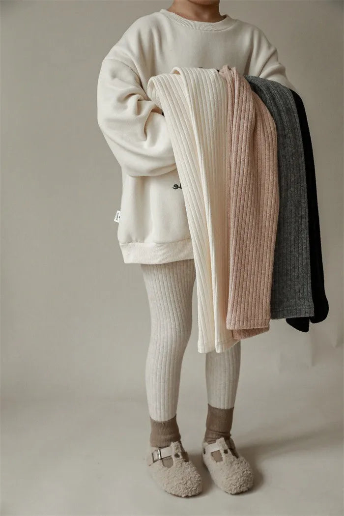 -キッズ 裏フリース レギンスパンツ 暖パン - mamahalo shop - レギンスパンツ -  べビー服 - 子供服 - 男の子 - 女の子