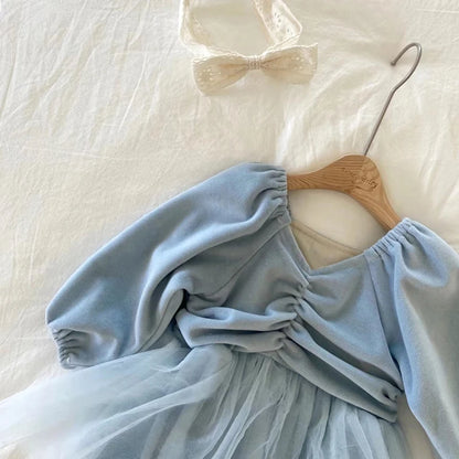 -ベビーロンパース 長袖レオタードボディスーツ バレリーナ チュチュチュールスカート【mh0006477】 - mamahalo shop - 長袖ロンパース -  べビー服 - 子供服 - 男の子 - 女の子