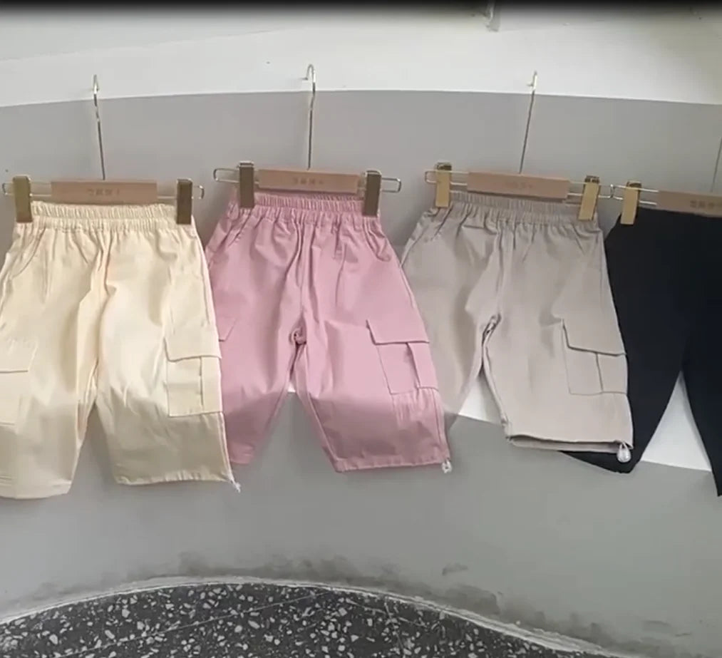 -キッズパンツ ルーズ カーゴパンツ ロングパンツ 4カラー - mamahalo shop - ロングパンツ・スウェットパンツ -  べビー服 - 子供服 - 男の子 - 女の子