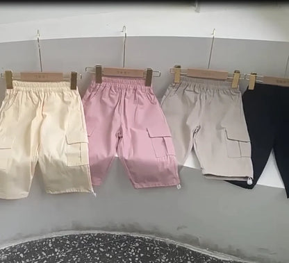 -キッズパンツ ルーズ カーゴパンツ ロングパンツ 4カラー - mamahalo shop - ロングパンツ・スウェットパンツ -  べビー服 - 子供服 - 男の子 - 女の子