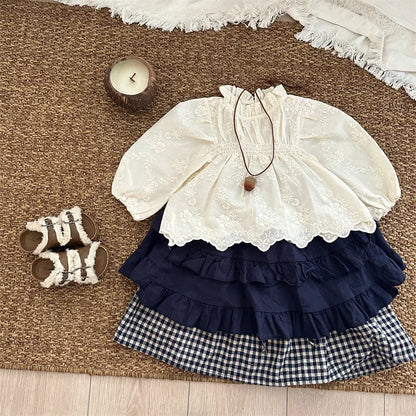 -キッズスカート ティアードフリル重ね着ケーキスカート 2カラー - mamahalo shop - スカート -  べビー服 - 子供服 - 男の子 - 女の子