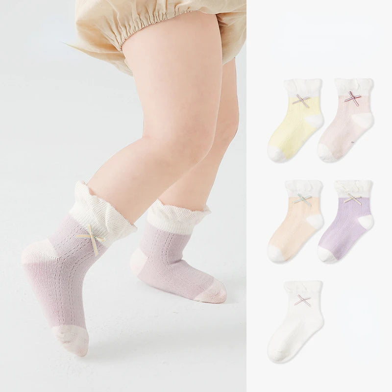 -ベビーソックス 靴下 5足セット ショートソックス サマーソックス【mh0005280】 - mamahalo shop - ベビー用靴下・タイツ -  べビー服 - 子供服 - 男の子 - 女の子