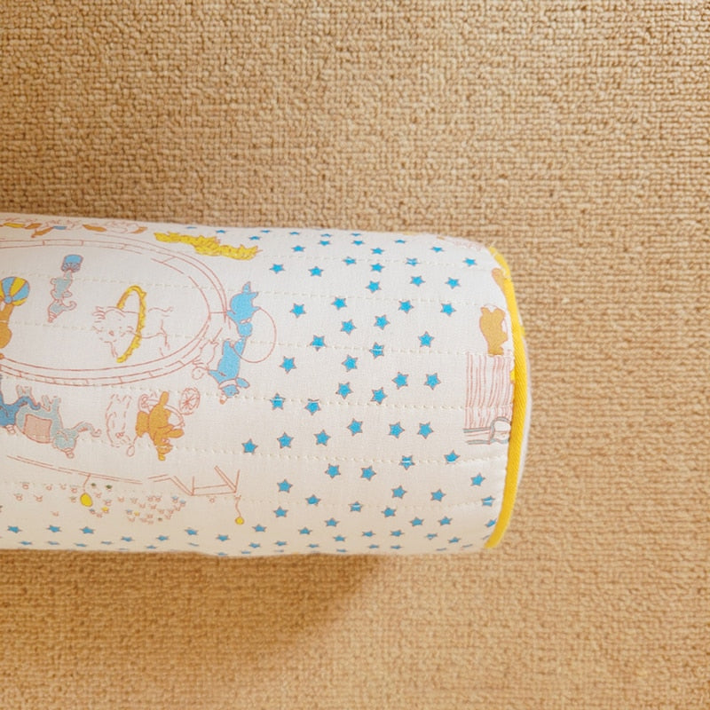 -ロングクッション 抱き枕 ベビーピロー フラワー 花柄 サーカス柄 4種 15x60cm【mh0002802】 - mamahalo shop - ベビー寝具 -  べビー服 - 子供服 - 男の子 - 女の子