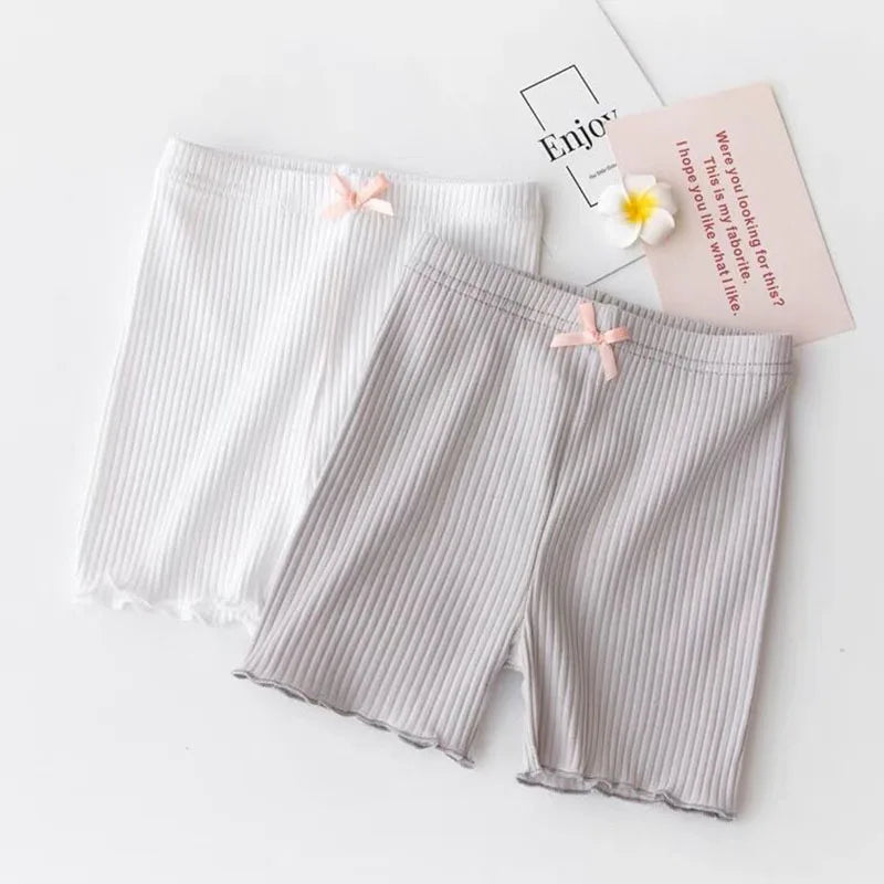 -キッズパンツ アンダーパンツ ショートレギンス 2カラー【mh0005864】 - mamahalo shop - レギンスパンツ -  べビー服 - 子供服 - 男の子 - 女の子