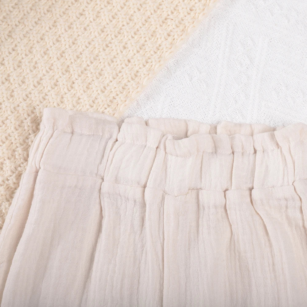 -☺︎ キッズセットアップ 2点セット キャミソールトップス+ワイドルーズパンツ 2カラー - mamahalo shop - ノースリーブセットアップ -  べビー服 - 子供服 - 男の子 - 女の子