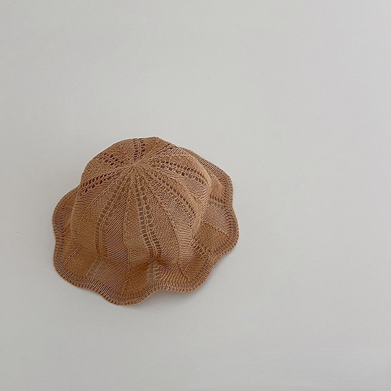 ベビー キッズ レース メッシュ チューリップ ハット 帽子 日除け 4カラー ユニセックス 6018A - mamahalo shop - ベビー用帽子 - ベビー服 - 子供服 - 男の子 - 女の子