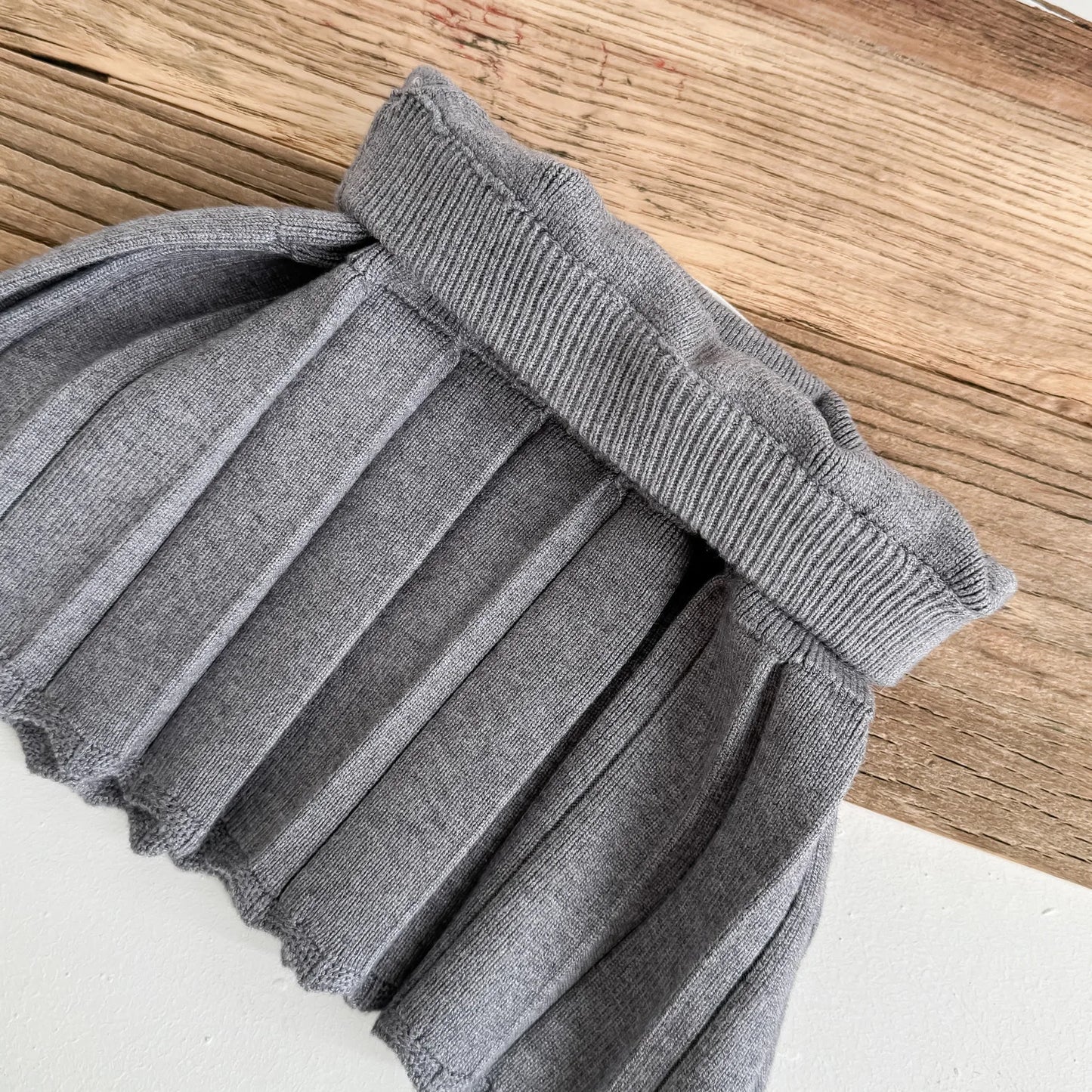 -キッズスカート ニットプレッピープリーツスカート 3カラー - mamahalo shop - スカート -  べビー服 - 子供服 - 男の子 - 女の子