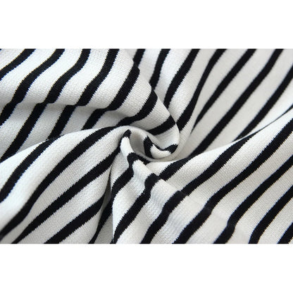 -ベビーオーバーオール サスペンダーパンツ サロペット ベアくまアップリケ ボーダー柄 - mamahalo shop - オーバーオール -  べビー服 - 子供服 - 男の子 - 女の子