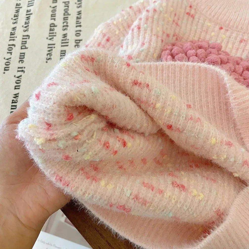 -キッズトップス ハートニットセーター 2カラー - mamahalo shop - ニット・セーター -  べビー服 - 子供服 - 男の子 - 女の子