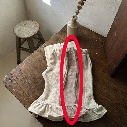 -ベビーパンツ フリルフレアパンツ ブーツカット ロングパンツ 3カラー【mh0004807】 - mamahalo shop - ロングパンツ・スウェットパンツ -  べビー服 - 子供服 - 男の子 - 女の子