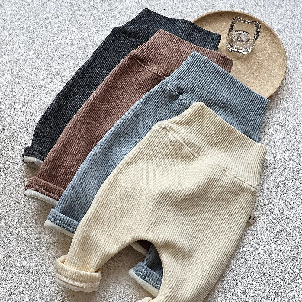 -ベビーレギンスパンツ 裏フリース 暖パン レギパン シンプル ベーシック 4カラー ボーイズ 男の子 子供服 - mamahalo shop - レギンスパンツ -  べビー服 - 子供服 - 男の子 - 女の子