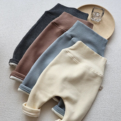 -ベビーレギンスパンツ 裏フリース 暖パン レギパン シンプル ベーシック 4カラー ボーイズ 男の子 子供服 - mamahalo shop - レギンスパンツ -  べビー服 - 子供服 - 男の子 - 女の子